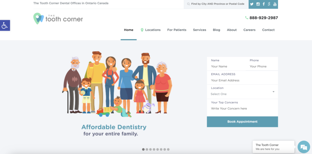 The Tooth Corner screenshot 2026 09 07 at 7.39.40 pm